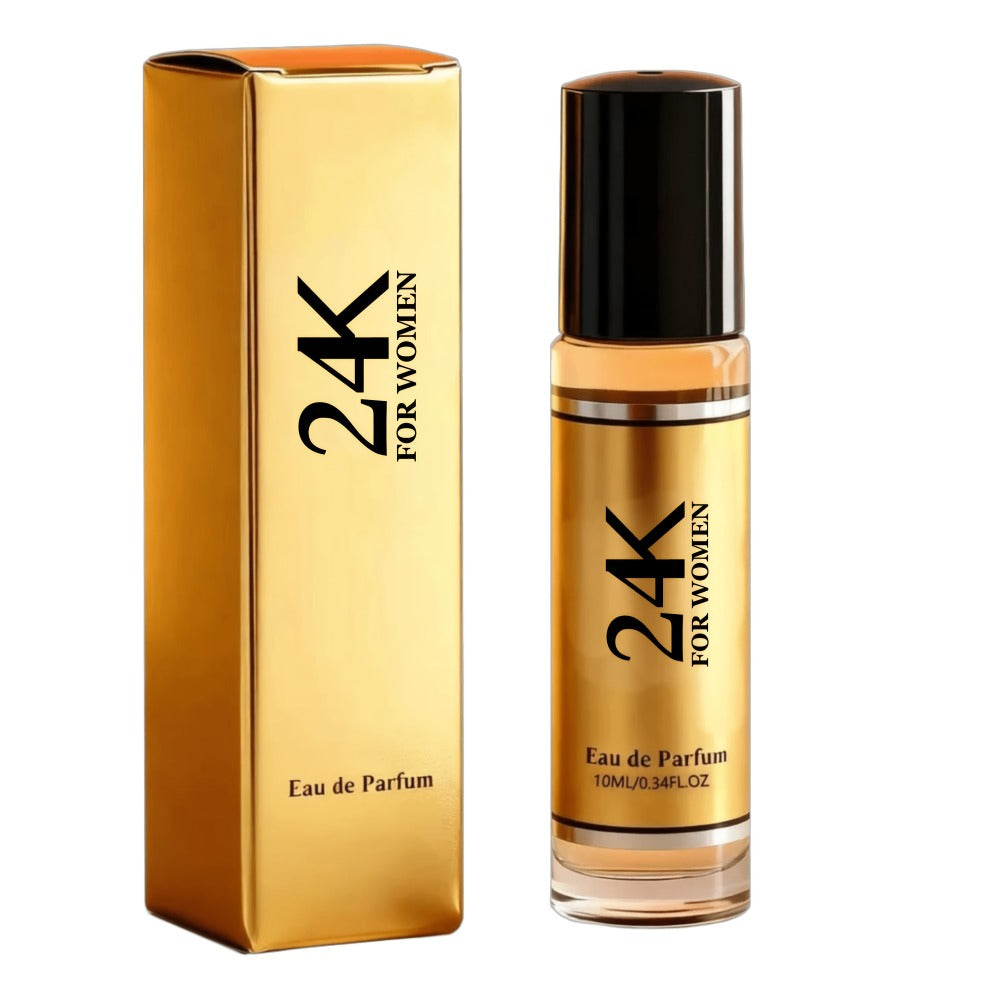 Perfume for Women in 24K-Labeled Gold-Tone Rectangular Bottle with Eau de Parfum Spray Gift Presentation — image 4