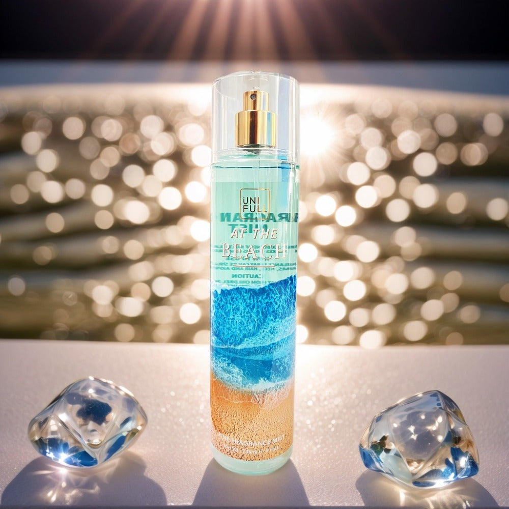 Body Mist Perfume Spray 8oz – 12 Scents Floral Hair & Body Fragrance for Women, Rose, Cherry Blossom, Beach, Long-Lasting Lig