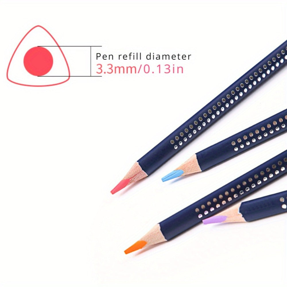 Water Soluble Colored Pencils 12 Colors Set with the Listed Color, Size or Set Options for Everyday Use — image 7