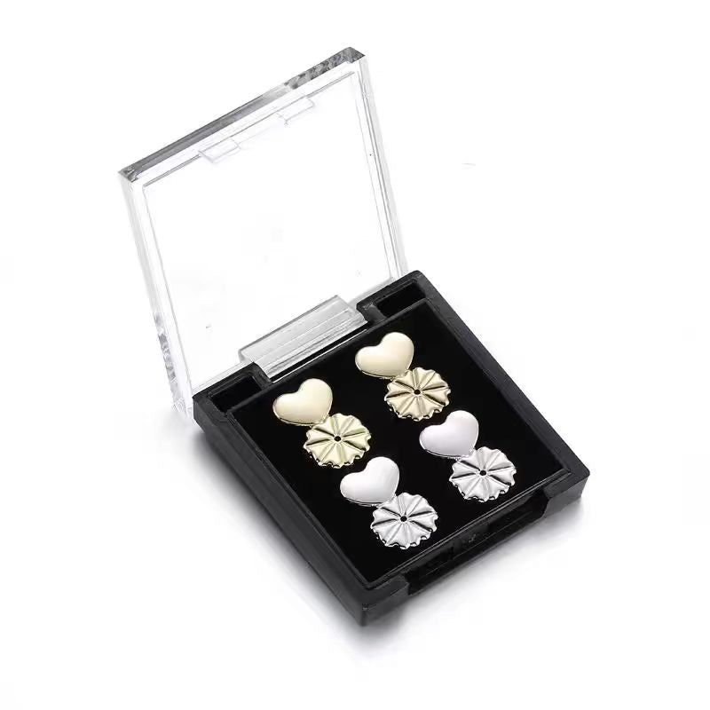 Adjustable 925 Sterling Silver Earring Backs Replacements for Heavy Earrings Hypoallergenic Support for Earrings - V.I.P Digital Presence