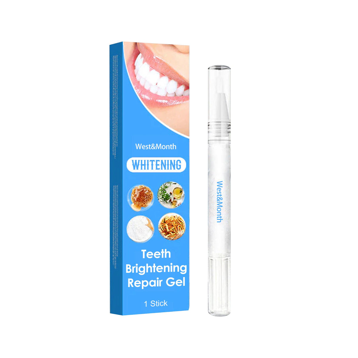 Teeth Brightening Repair Gel, Oral Care Beauty Cleaning Teeth White Brightening Pen
