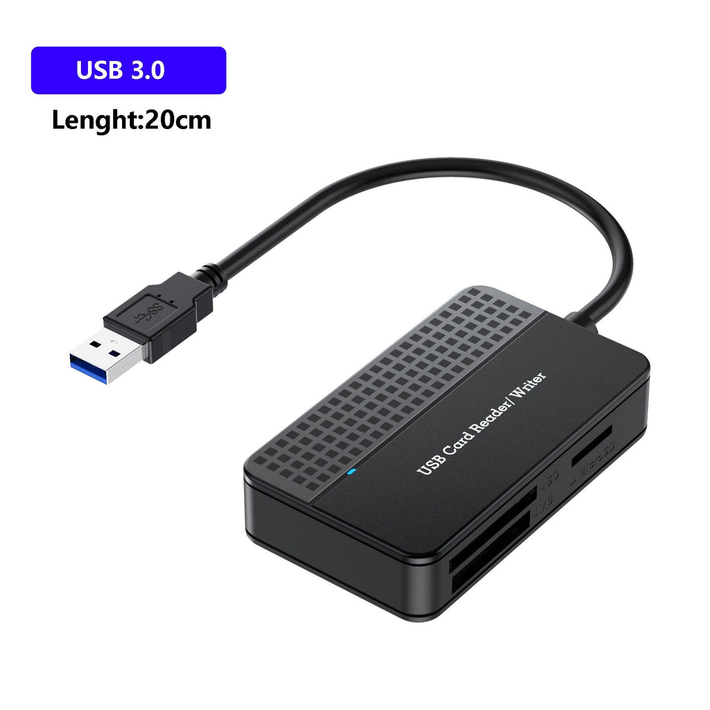 USB 3.0 Four in One USB 3.1 CF SD TF MS Memory Card/DSLR Camera Card Reader Type-c - V.I.P Digital Presence
