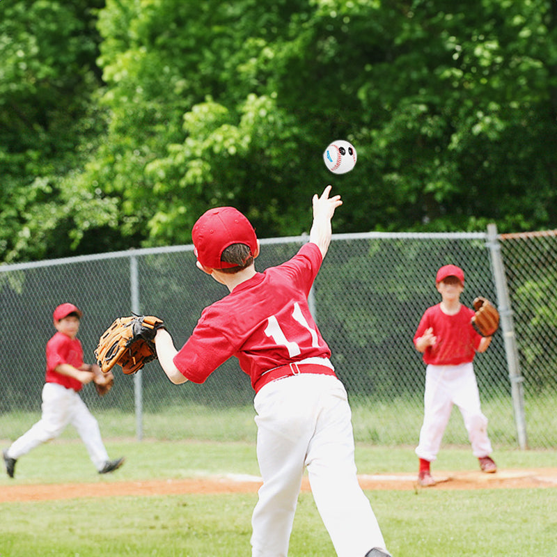 9 Inch Competition Training Baseball with Finger Placement Markers Games Practice Baseball Training Aid for Pitching