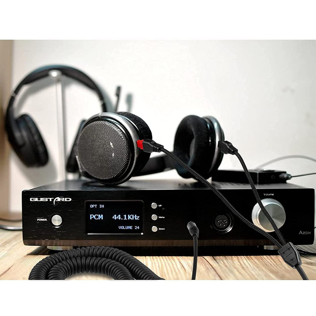 Suitable for Senhai HD580 HD600 HD650 HD660S Spring Earphone Audio Cable