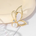 New hollow out fashionable imitation mother of pearl butterfly brooch, suit jacket, clothing accessories, pins - V.I.P Digital Presence