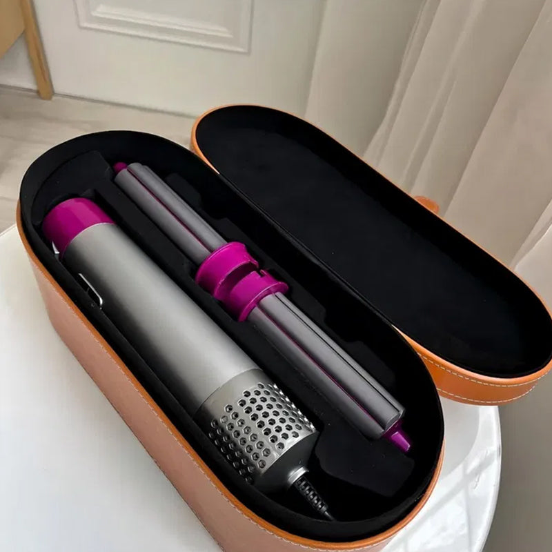Portable PU - leather travel case for Dyson Supersonic, for storage, protection and dust - proofing.