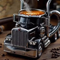 1PC Creative 11oz Truck-Design Coffee Mug. Ideal as a semi-truck coffee cup or home kitchen desktop ornament. - V.I.P Digital Presence