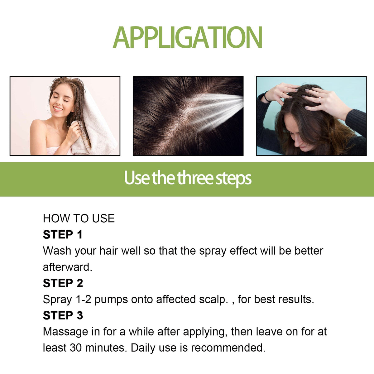 Rosemary Dense Hair Spray Hydrates Roots For Increased Elasticity Restoring Shine Anti-Set Hair Spray