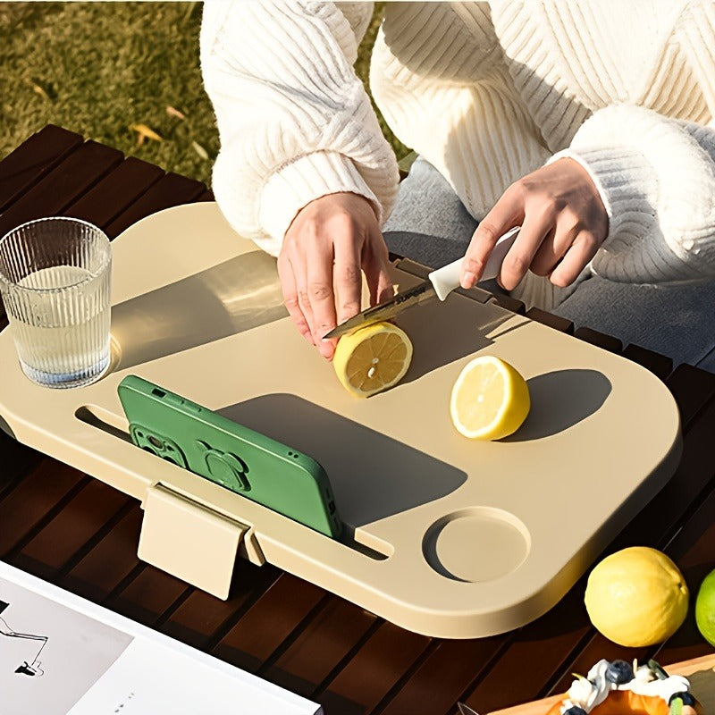 Picnic Basket Foldable with Detachable Table – Large Capacity Portable Camping Storage Basket with Handle — image 6