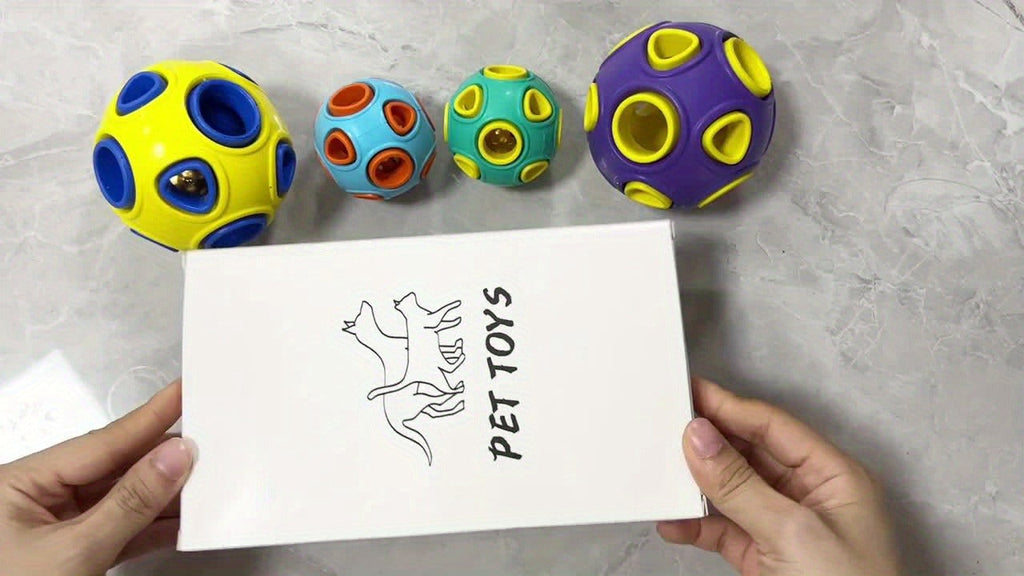 Six-Pack Squeaky Latex Dog Ball Set with Assorted Cartoon Faces and 2.2-Inch Pictured Diameter — image 3