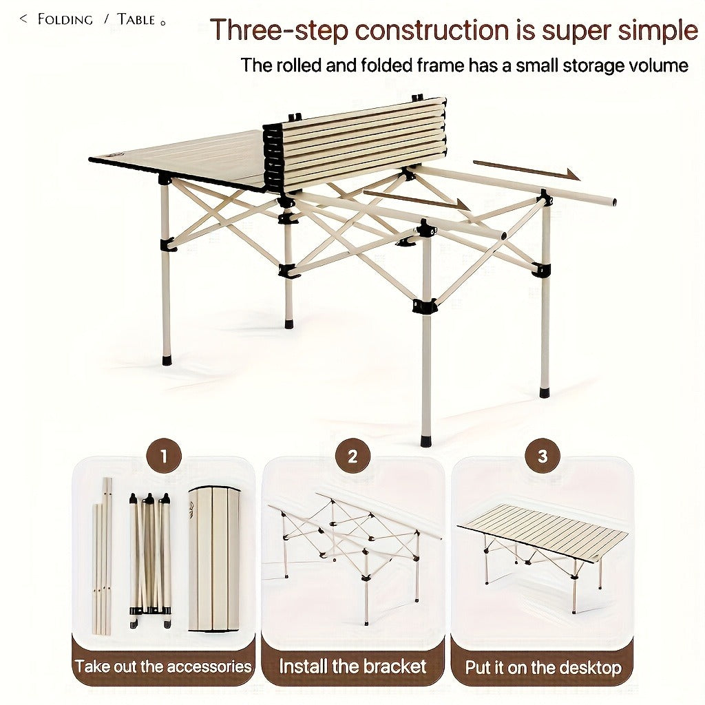 Folding Camping Table Portable | Lightweight BBQ Picnic Outdoor Table — image 5