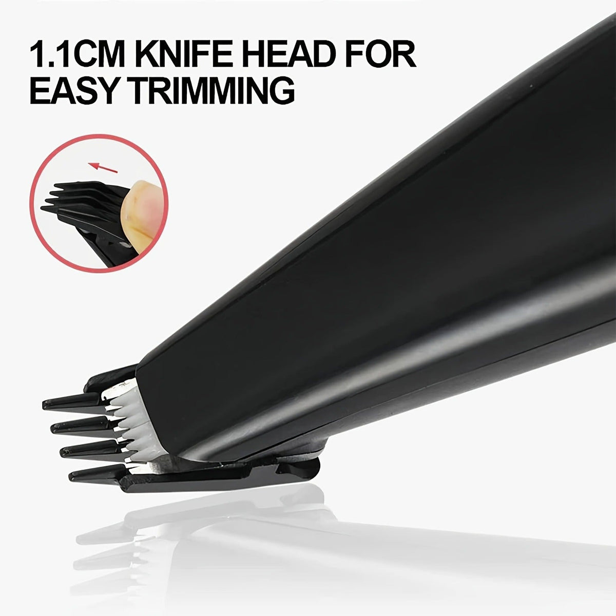 Pet Detail Trimmer, USB-Rechargeable Ceramic-Blade Clipper for Dog and Cat Face, Paw and Ear Areas — image 10