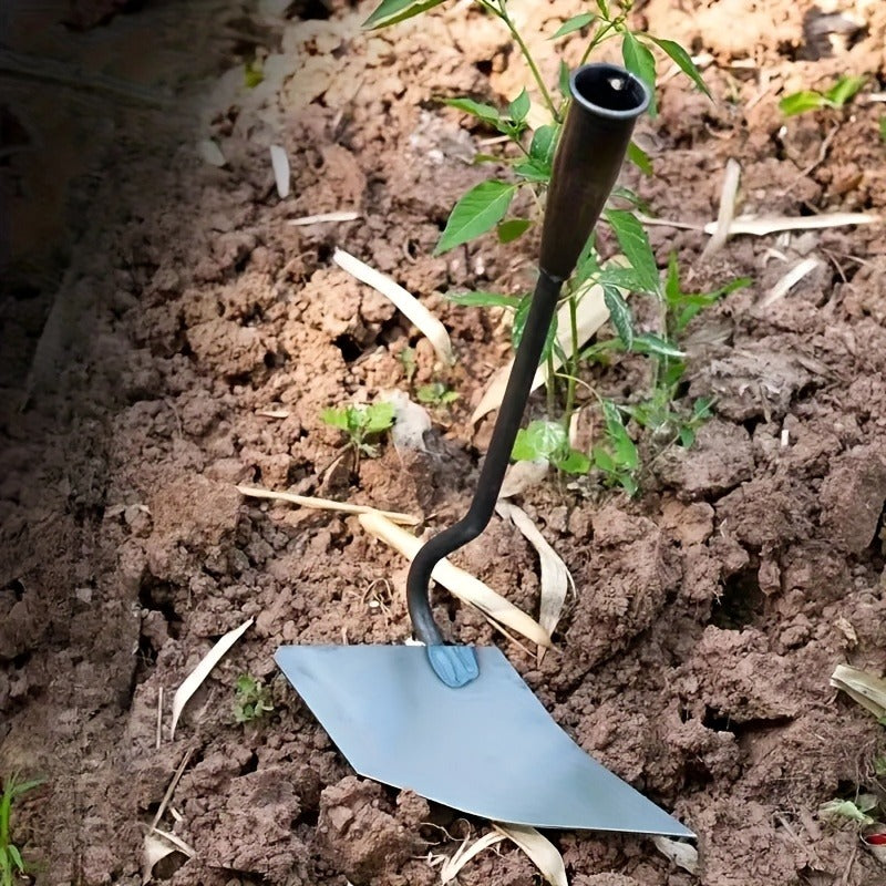 Garden Cultivator Manganese Steel Hand Plough Thickened Triangular Hoe for Plowing, Soil Loosening — image 6