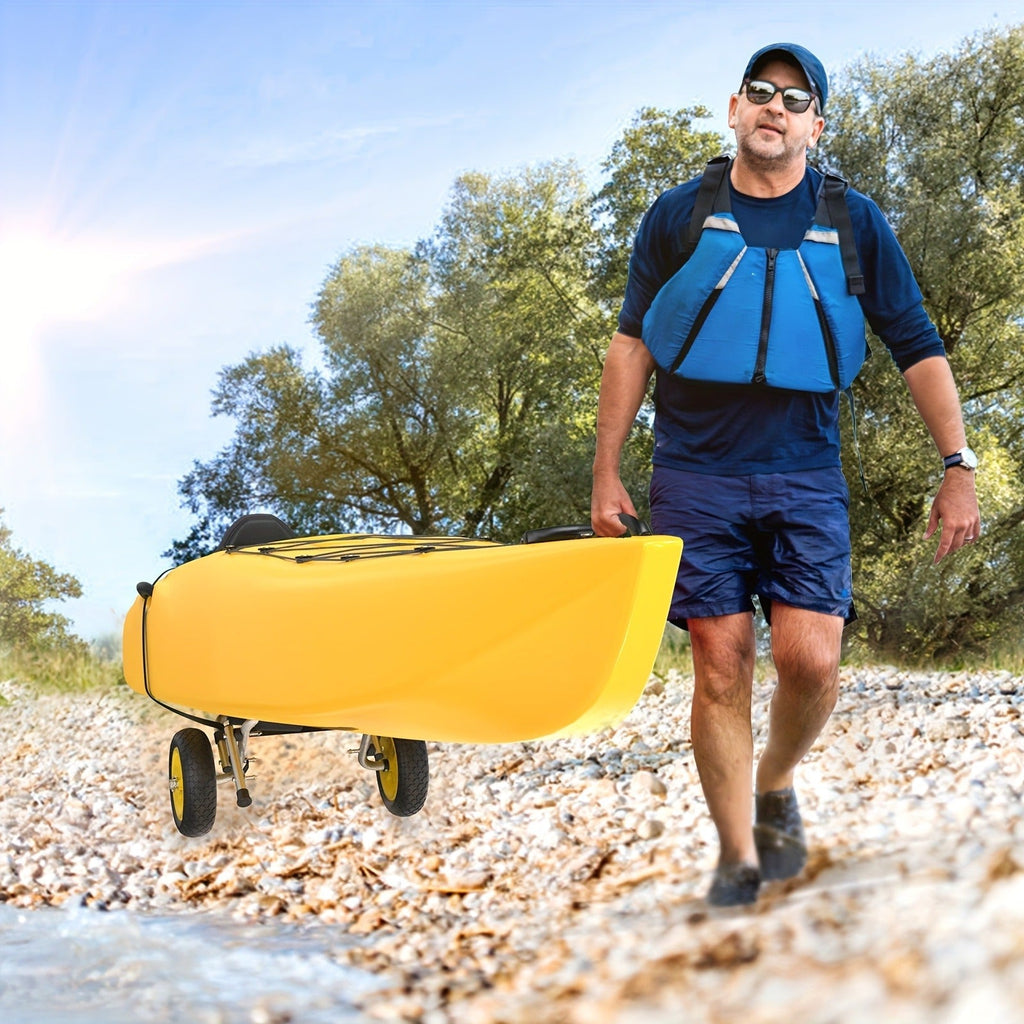 Kayak Cart Trolley Carrier Dolly, Canoe Paddle Board Boat Transport with 10-Inch Solid Wheels — image 5