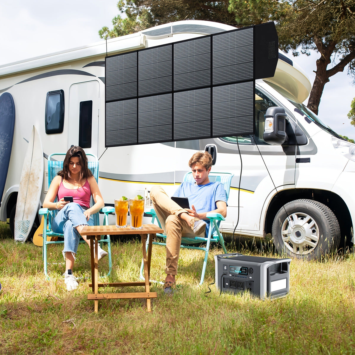 Portable Power Station 1024Wh LiFePO4 Solar Generator - UPS Backup Battery with AC 110V, DC, USB — image 12