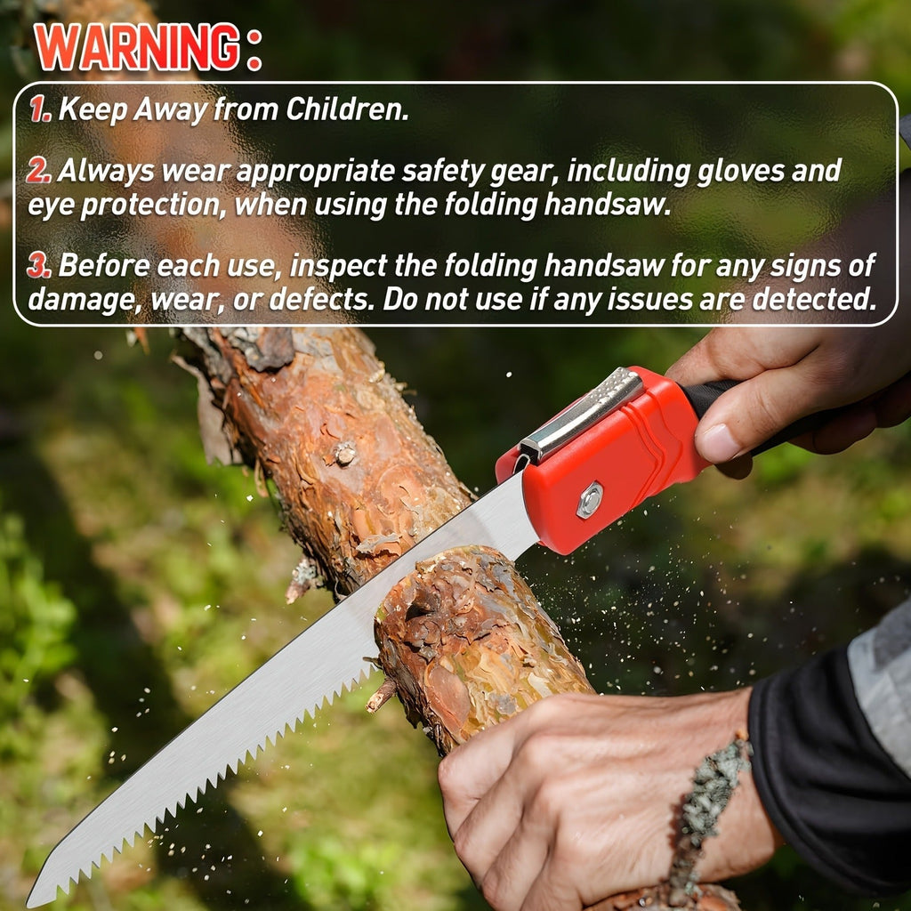 Folding Saw Portable Pruning 7-Inch SK5 Blade Collapsible Manual Wood Cutting Saw for Camping, Survival — image 5