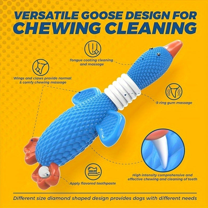 Dog Toy Nylon Goose or Clownfish Chew Design for Medium and Large Dogs in Two Blue Styles for Interactive Chew Play — image 9