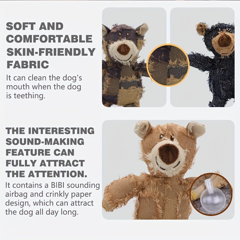 Dog Toys Six-Piece Stuffless Soft Plush Assortment for Small, Medium and Large Dogs and Puppies — image 16
