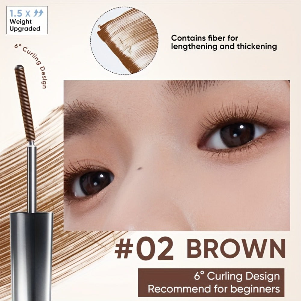 JUDYDOLL Mascara in Black or Brown with Curling or Precision Metal Applicator Designs and Slim Gray Tubes — image 5