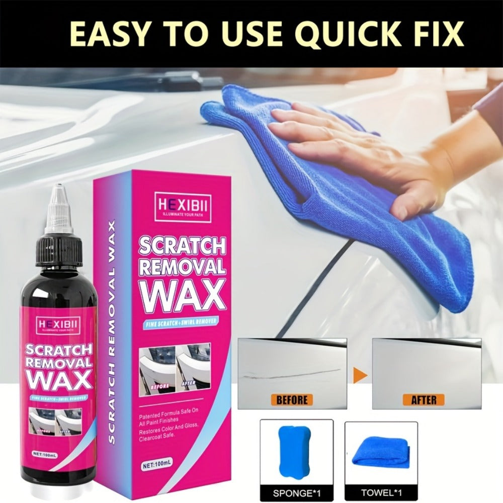 Car Scratch Remover Wax 2-Pack – Liquid Formula for Fine Surface Scratch Repair on Cars, RV, Trucks & Motorcycles — image 9