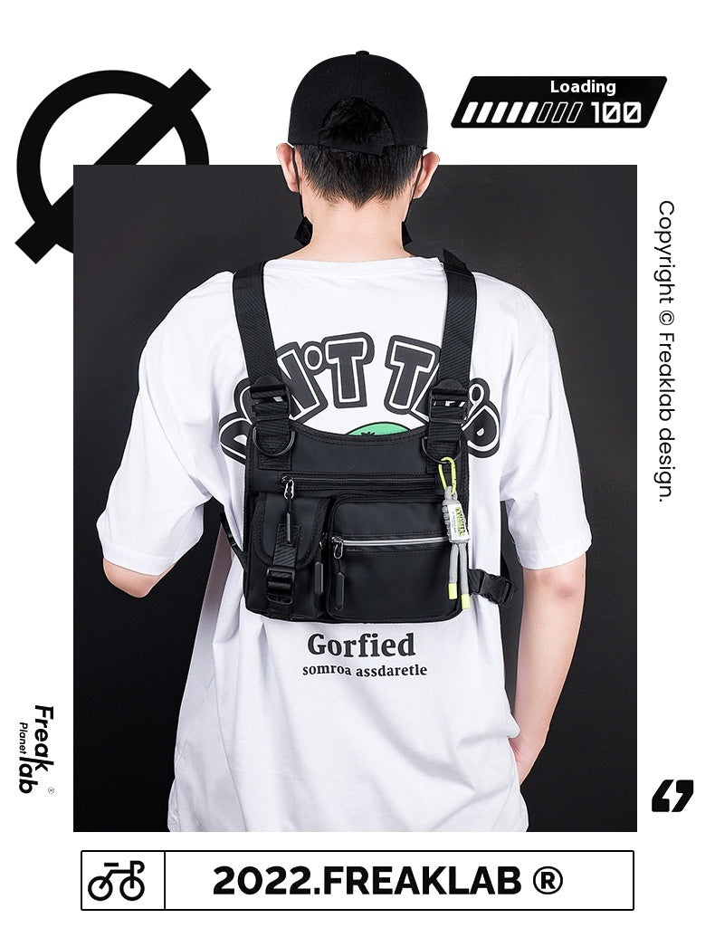 Workwear Functional Vest Chest Bag Reflective
