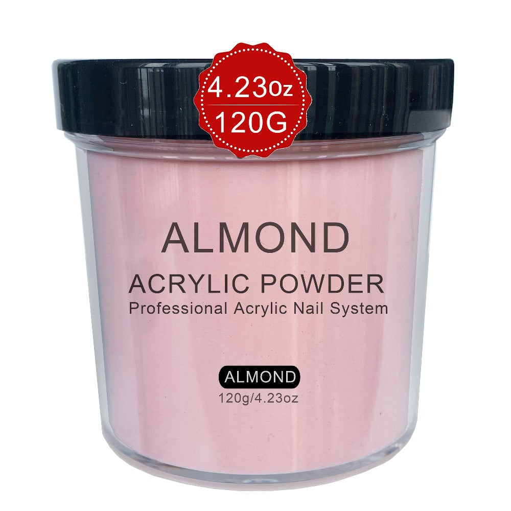 120g Acrylic Nail Powder Jar in Rose, Almond, Peach or Natural Pink for Use with Compatible Acrylic Liquid — image 8