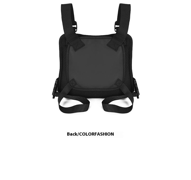 Workwear Functional Vest Chest Bag Reflective
