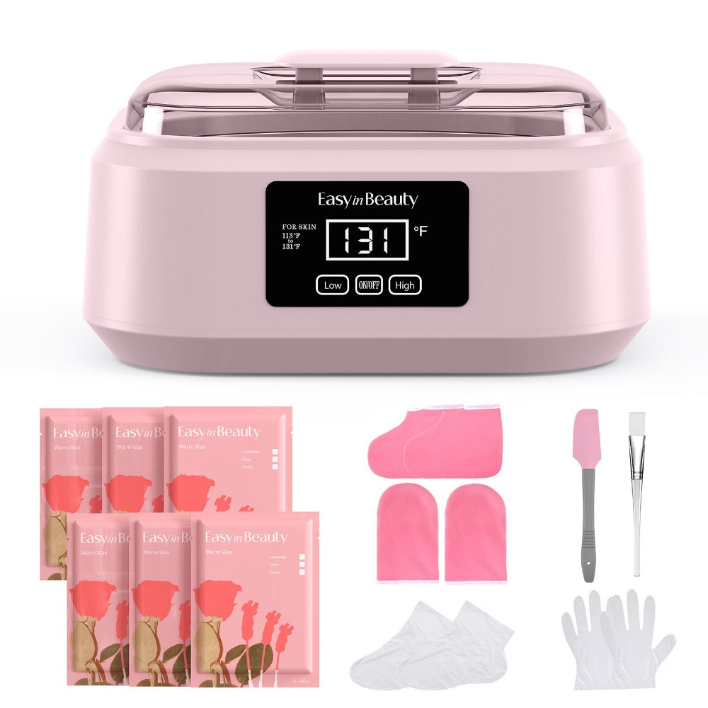 Paraffin Wax Warmer Kit 3000ml Touchscreen for Hands & Feet – Includes 6 Packs Refill Wax, Hot Wax Spa Bath for Arthritis Pai