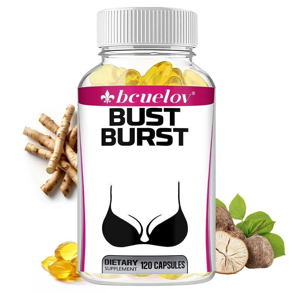 Pueraria Mirifica Breast Enhancement Capsules 120ct, Natural Phytoestrogen Formula for Women, Supports Bust Firmness — image 