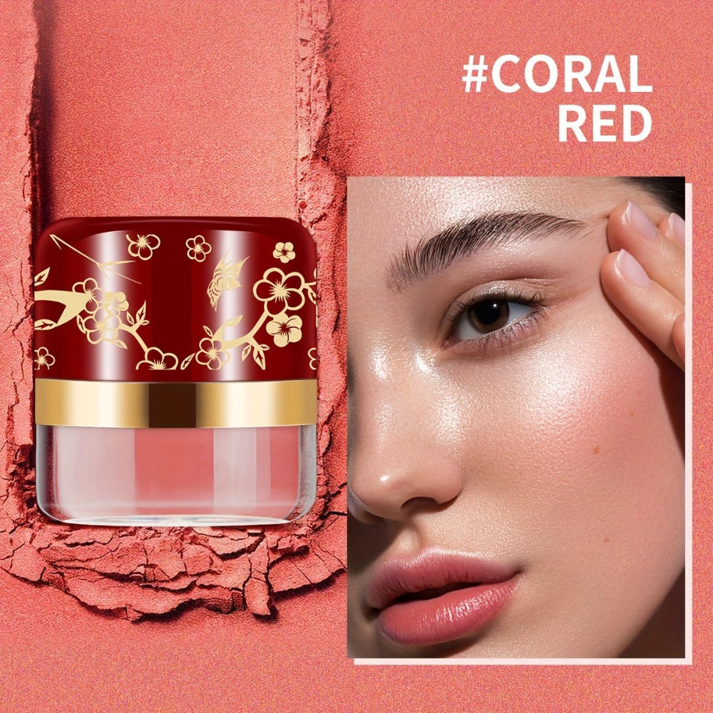 Powder Blush Set 3 Colors with Pearl Powder Rose Oil & Squalane Formula, for Makeup, Travel and Everyday Vanity Use — image 8
