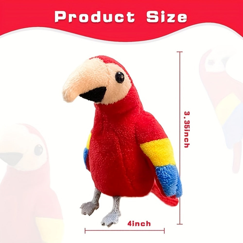 Six-Piece Bird Finger Puppet Set with Parrot, Peacock, Toucan, Flamingo, Owl and Eagle Designs — image 2