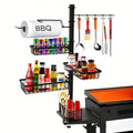 Griddle Caddy Organizer with Paper Towel Holder & Spice Rack — image 1