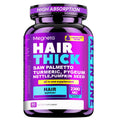 Hair Loss Supplement for Women 90 Capsules, Biotin, Collagen, Keratin, Saw Palmetto & Curcumin Multivitamin Formula for Hair 