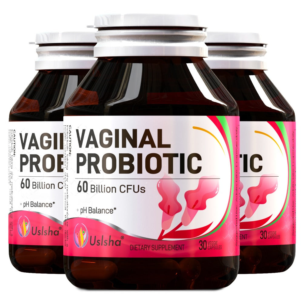 Probiotics for Women 60 Billion CFU 30 Capsules for pH Balance, Yeast Balance, Vaginal Flora & Feminine Health with Cranberry