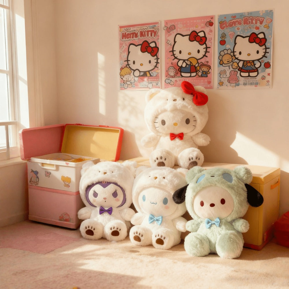 Plush Toy Big-Eared Puppy Character Doll in White, Blue Jade or Pudding Color Styles for Collecting — image 9