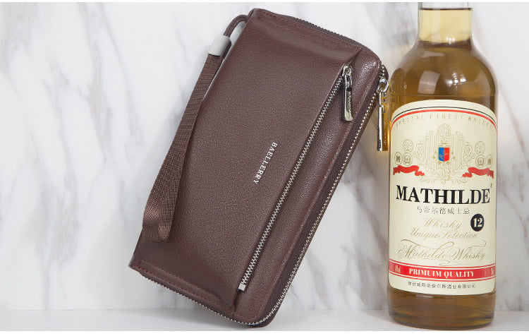 Large-capacity Zippered Clutch For Men