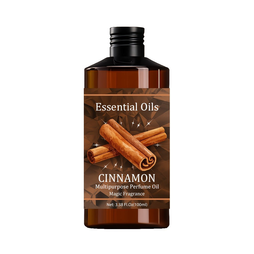 Essential Oil Cinnamon Warm Spicy-Sweet Aroma in 100ml Bottle for Diffuser, Humidifier and Massage Use — image 3