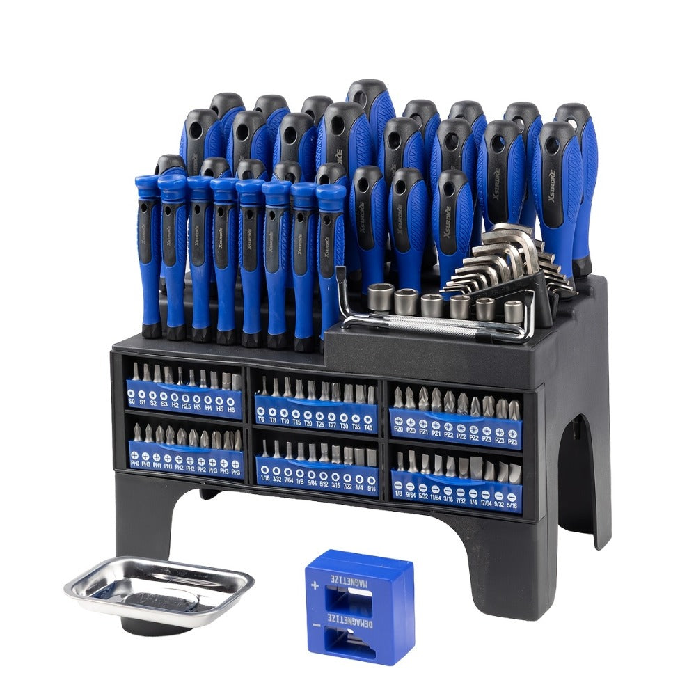 Screwdriver and Bit Organizer Set with 100-, 118- or 126-Piece Color-Coded Rack Configurations — image 4