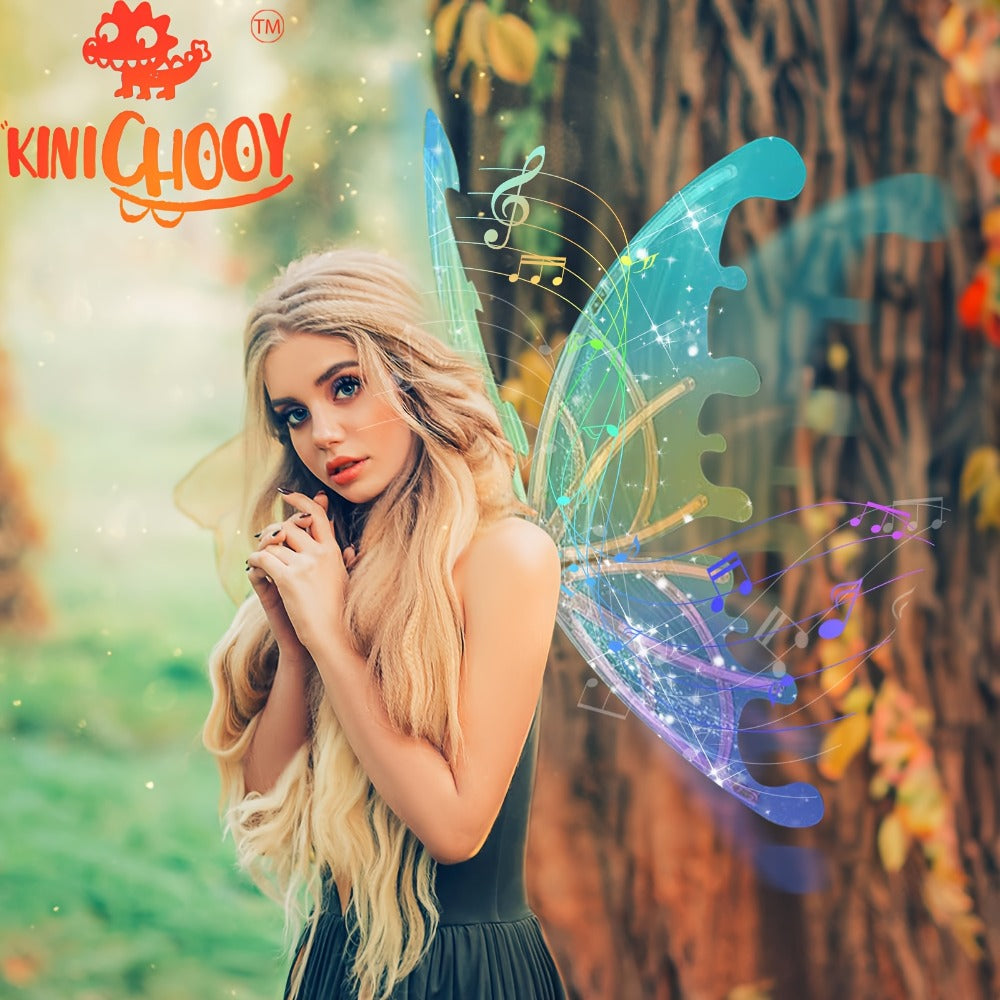 LED Fairy Wings USB Rechargeable Light Up Butterfly Wings for Girls with the Listed Color, Size or Set Options for Everyday U