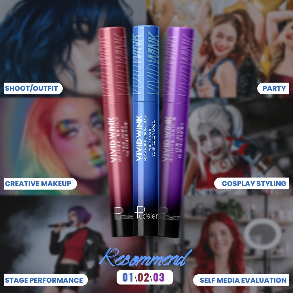 Colored Mascara in Five Numbered Shades with Slim Color-Coordinated Tubes and Integrated Comb-Style Wands — image 17