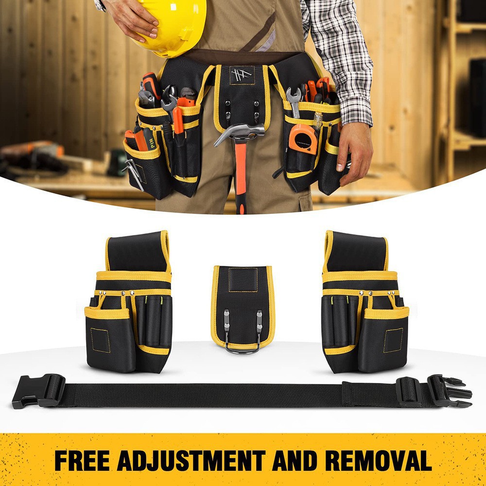 Tool Storage Electrician's Purse Yellow Thickening