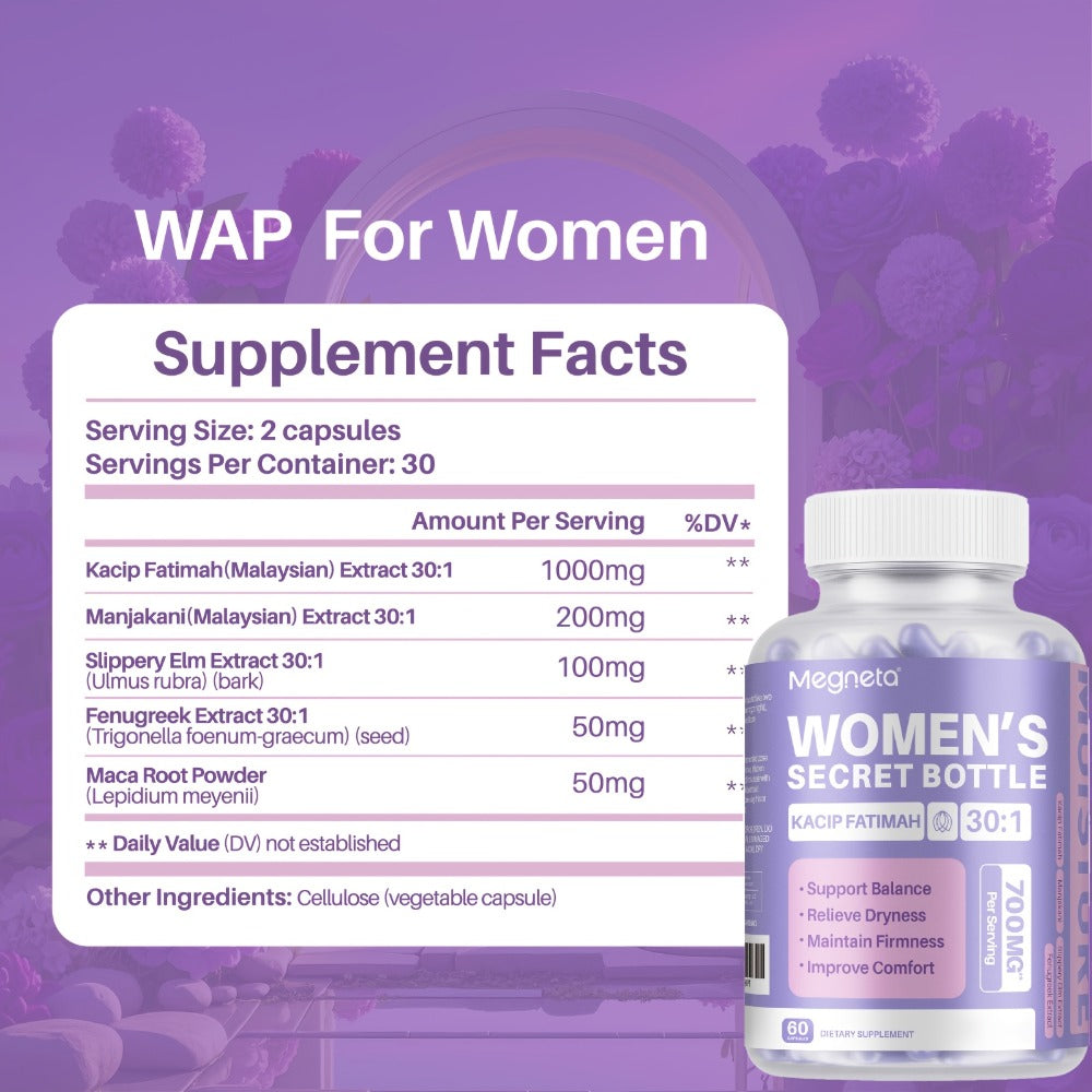 Women's Herbal Capsule Supplement with Five Named Botanicals in One-, Two- or Three-Bottle Packs — image 2
