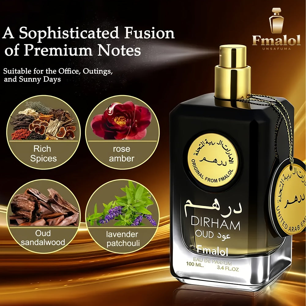 Boxed 3.4 fl oz Fragrance with Black Bottle or Oud-Labeled Checkout Options and Gold-Cap Presentation — image 3