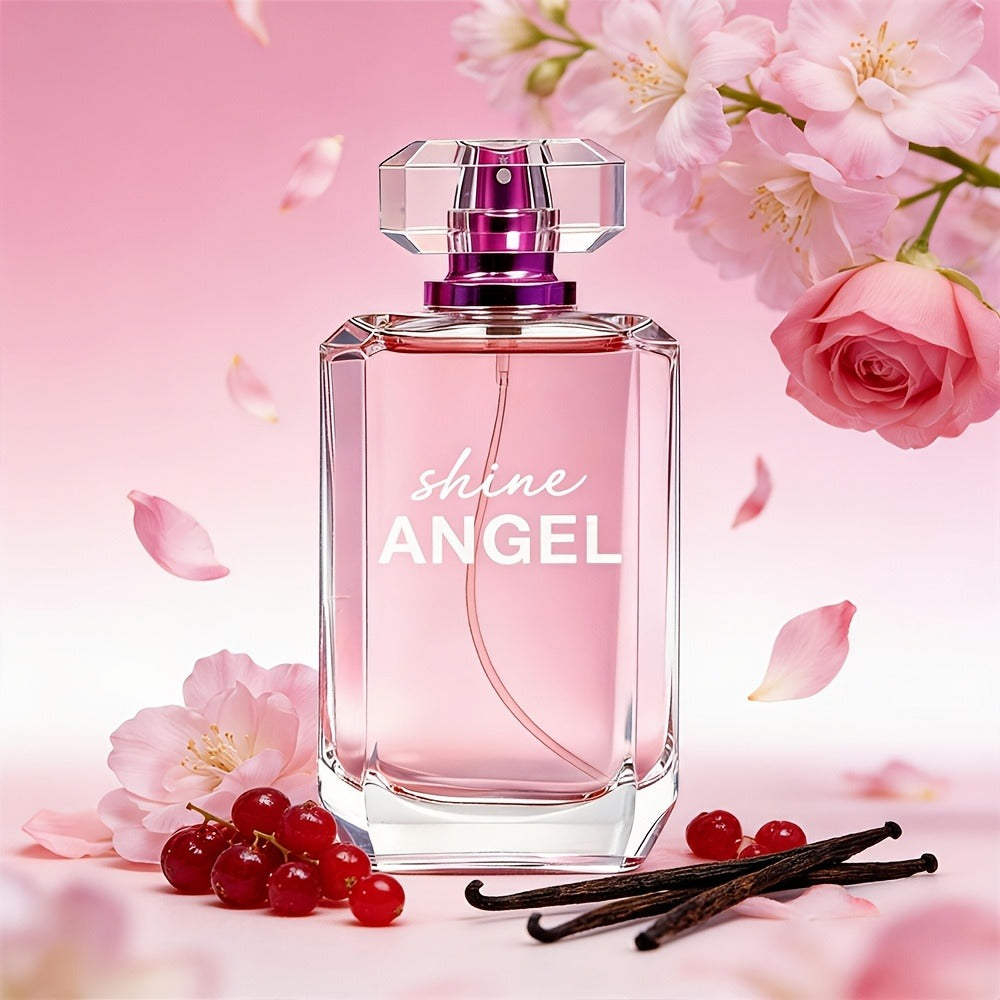 Floral Gourmand Perfume for Women Eau de Parfum 3.4oz Vanilla Jasmine Red Berries EDP Spray for Bath Time, Home Spa and Perso