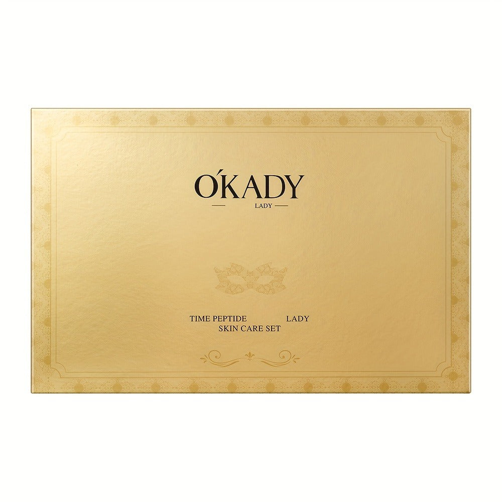 Skin Care Set for Women 24K Gold Polypeptide Complete Day & Night Routine Peptide Face Care Kit All Skin Types Luxury Gift Se