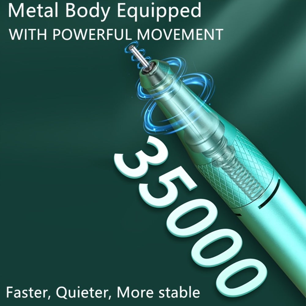 Electric Nail Polisher & Buffer Rechargeable High Power, Professional Manicure Pedicure Machine for Nail — image 14