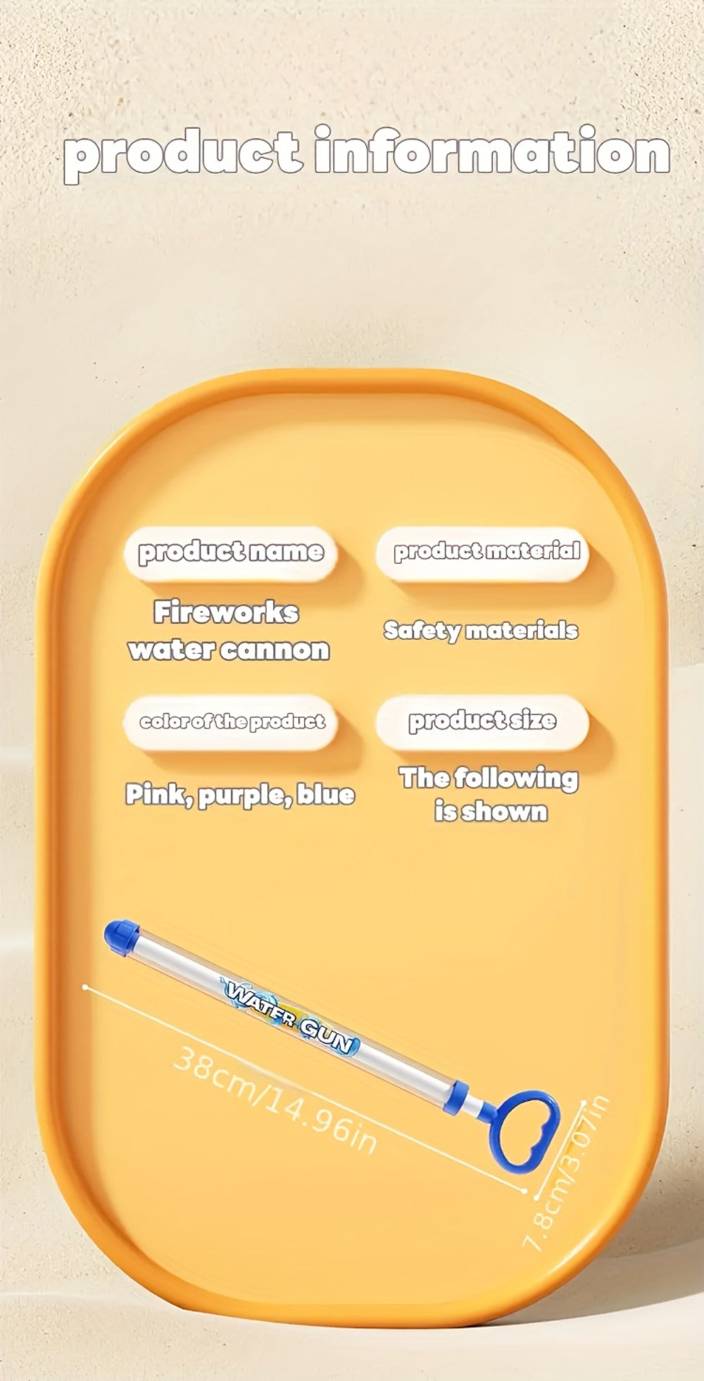 Firework-Shape Manual Water Blaster Set with Three or Six Pull-Push Wands in Blue, Purple and Pink — image 20