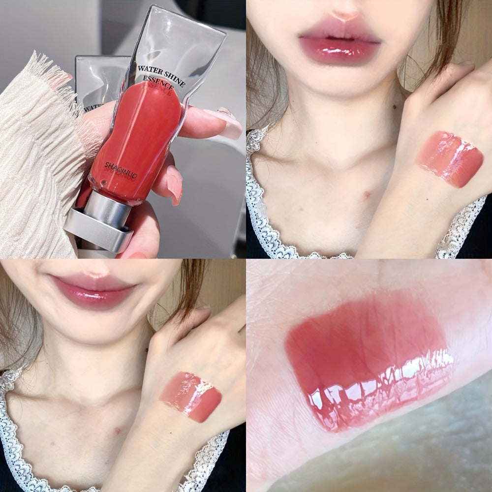 Five-Piece SHAQINUO Water-Shine Lip Gloss Set with Contoured Squeeze Tubes in Shades 01 through 05 — image 4