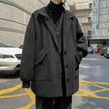 Mens All-match Casual Springfall Relaxed-fit Trench Coat