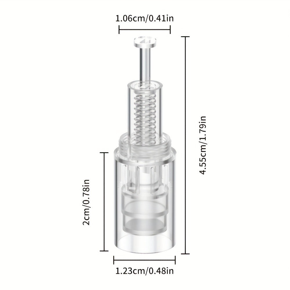 Microneedling Cartridges 10pcs Replacement Needle Tips for Derma Pen, 12 Pin 36 Pin R-Nano 0.25mm Screw-Lock — image 6